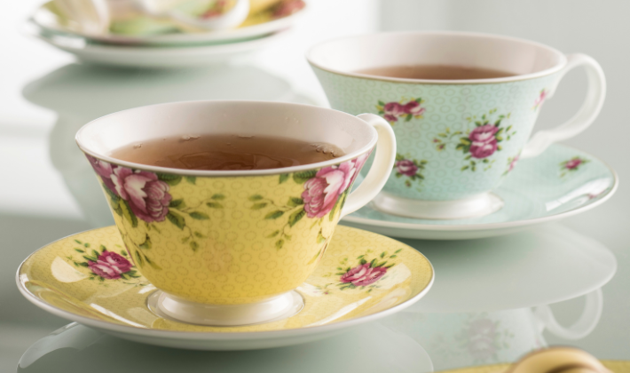 Aynsley Archive Rose Afternoon Teaset 1