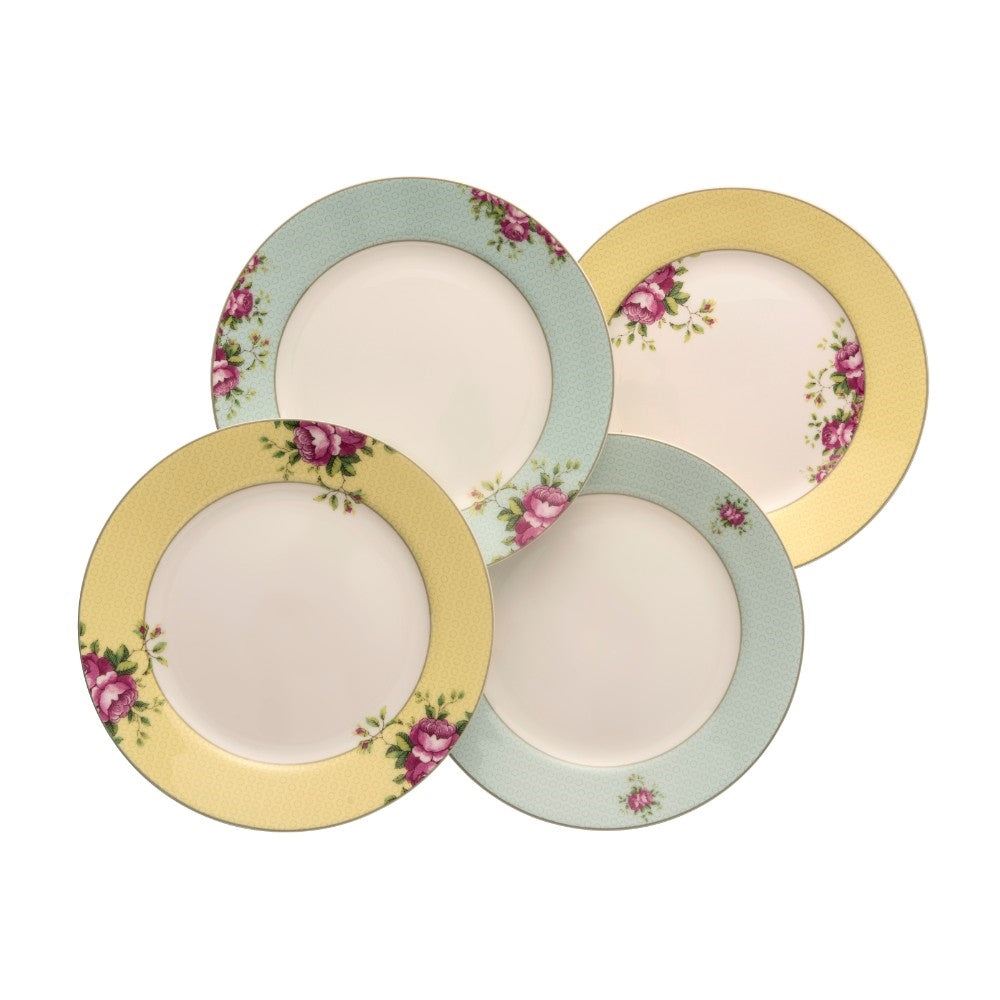 aynsley archive rose side plates set