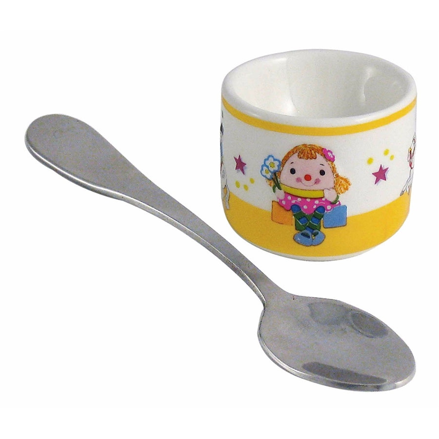 Aynsley Miss Humpty Egg Cup And Spoon 