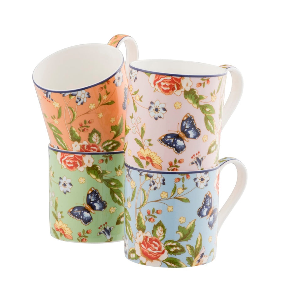 Aynsley Cottage Garden Windsor Mugs Set 