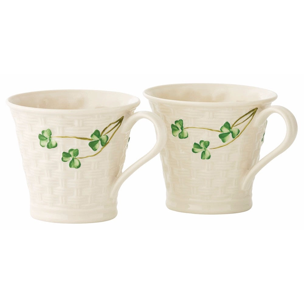 Basketweave Mugs Set