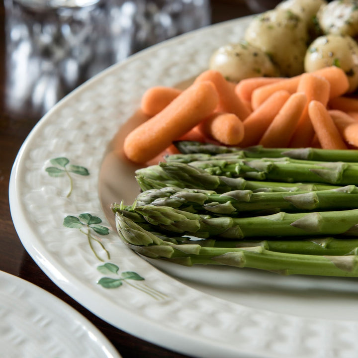 Belleek Classic Shamrock Dinner Plate