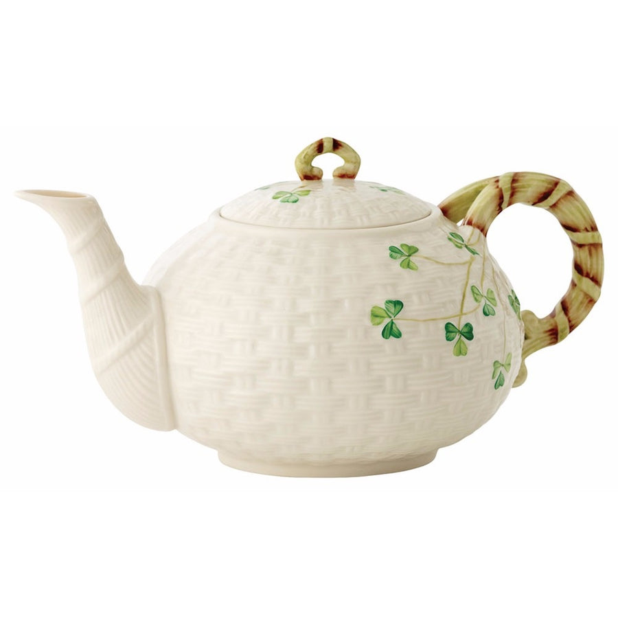 Belleek-Classic-Shamrock-Teapot