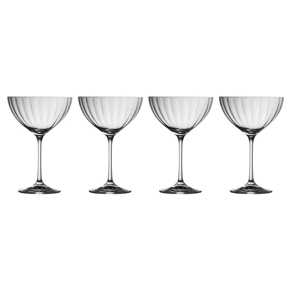 Erne Champagne Saucer Set