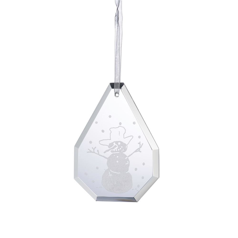 Droplet Snowman Hanging Ornament