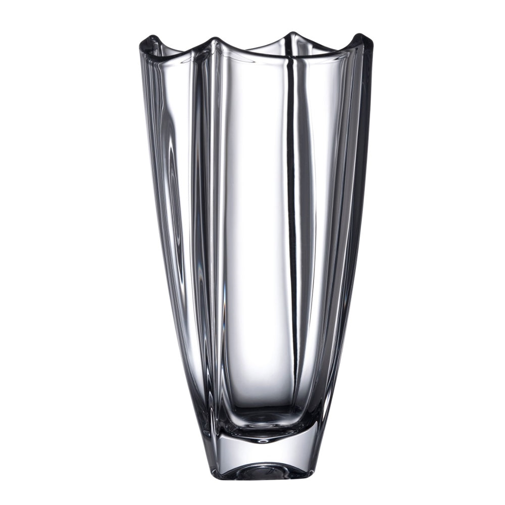 belleek Galway Crystal Dune 12" Square Vase