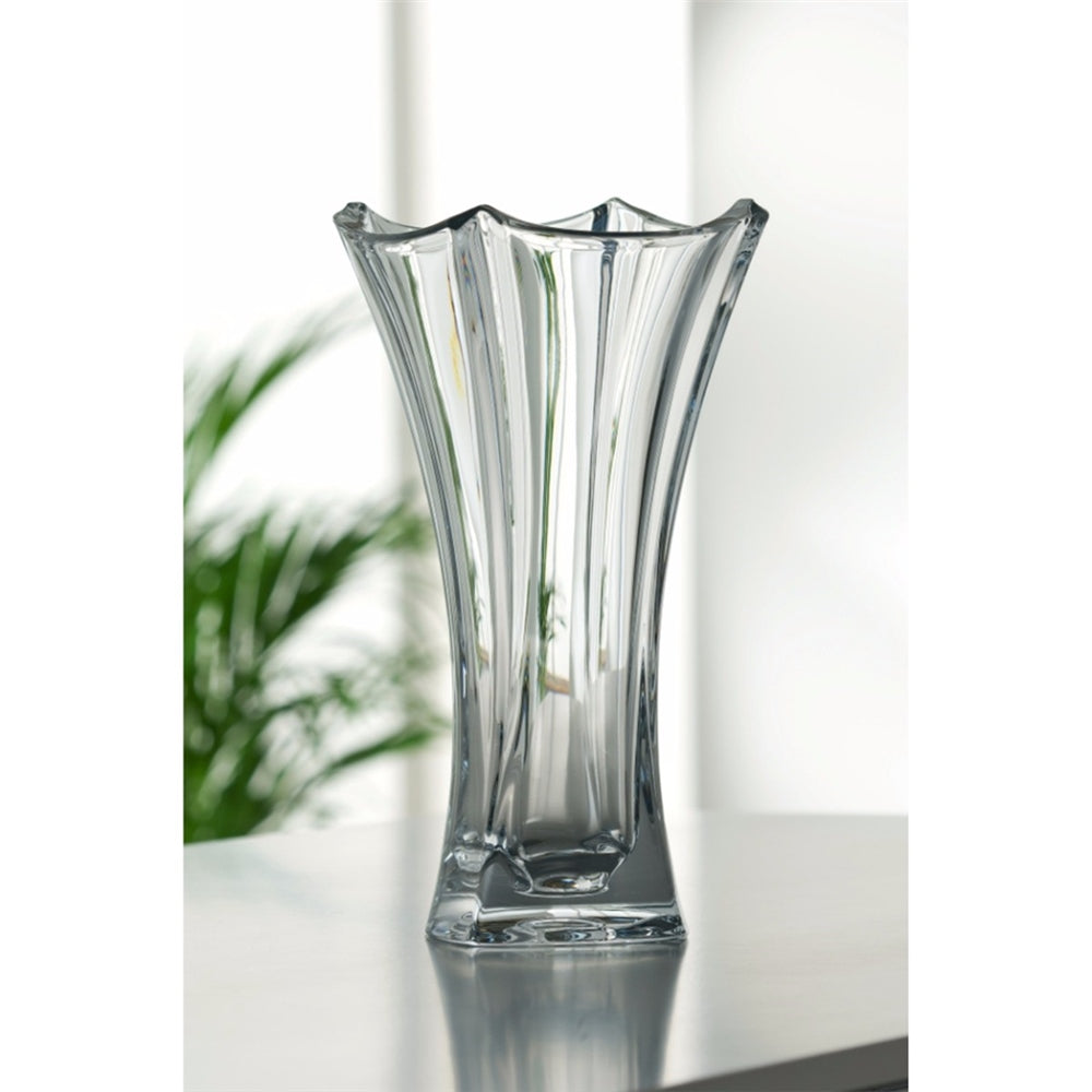 Galway-Crystal-Dune-14"-Waisted-Vase