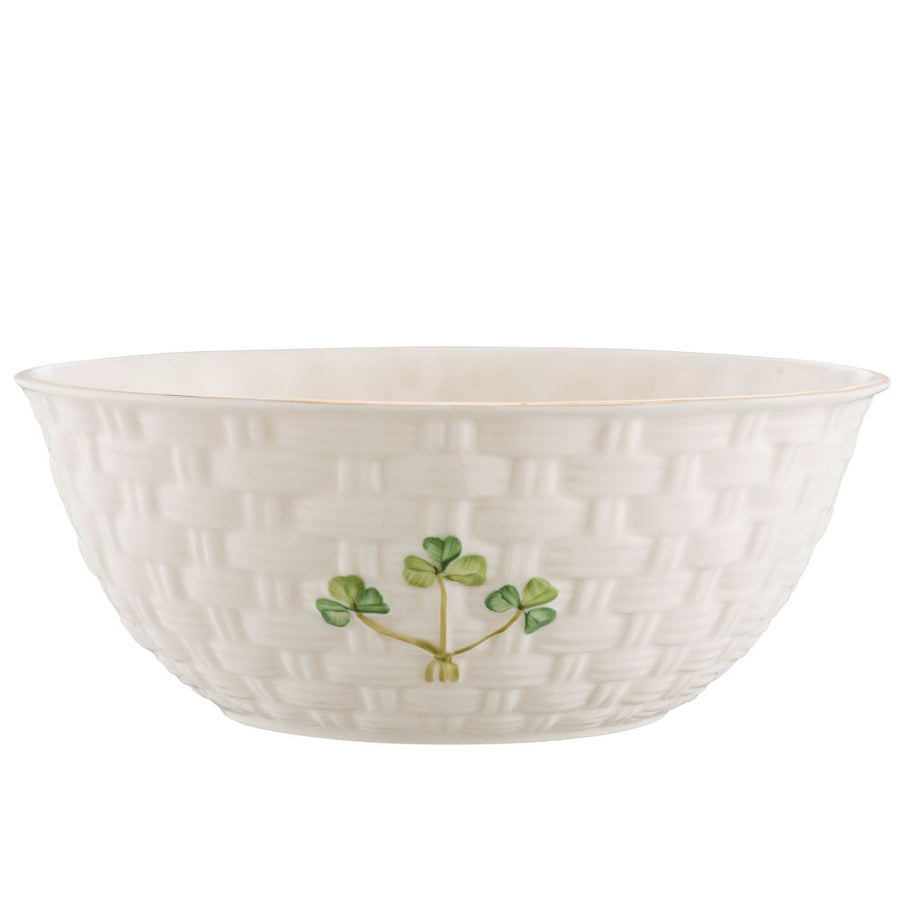 Belleek Classic 1880 - Gold Shamrock 6" Bowl