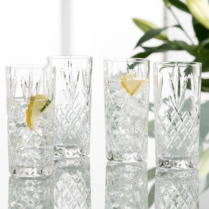 Galway Crystal Renmore HiBall Glass Set