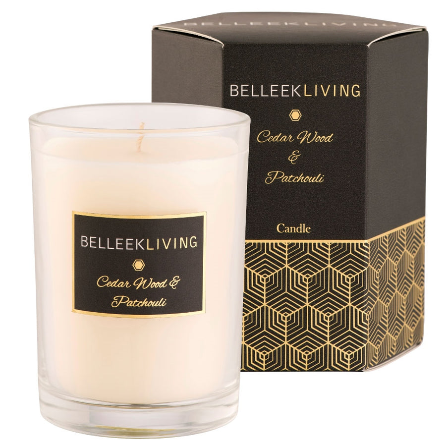Belleek-Living-Cedar-Wood-&-Patchouli-Candle