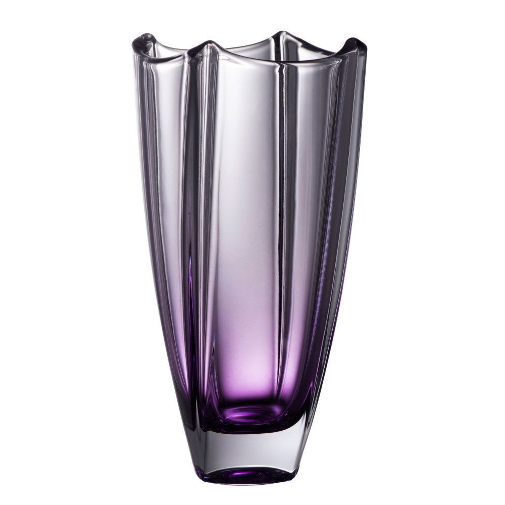 Amethyst Dune 10" Square Vase