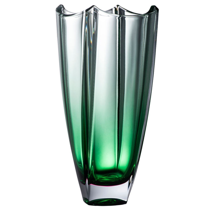 Galway-Crystal-Emerald-Dune-12"-Square-Vase