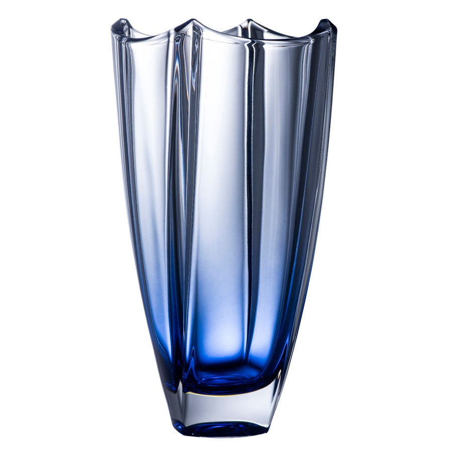 Galway-Crystal-Sapphire-Dune-10"-Square-Vase