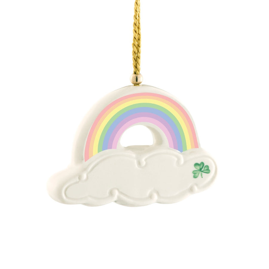 Belleek Classic Personalised Rainbow Ornament