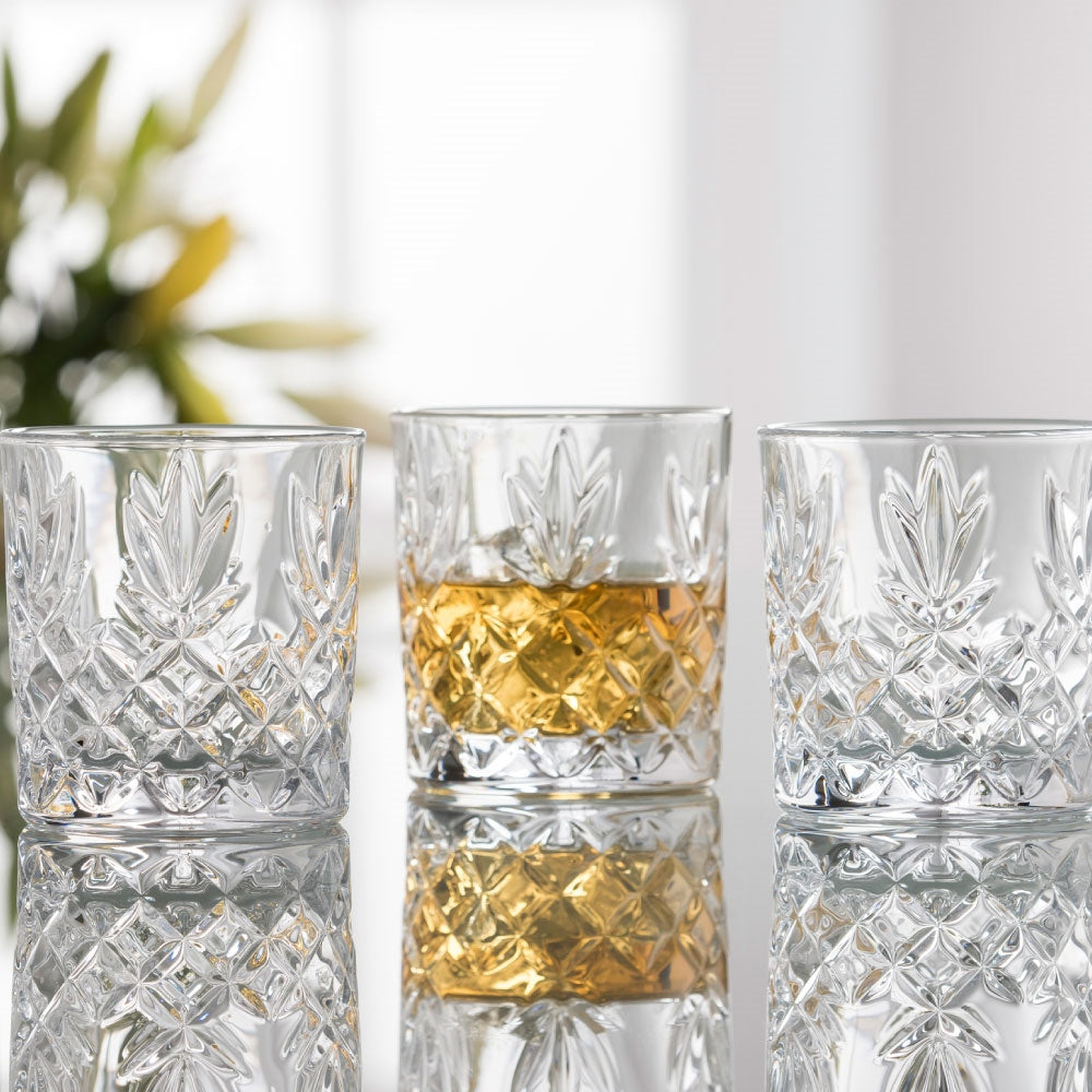 Galway Crystal Renmore DOF/Whiskey Set of 4