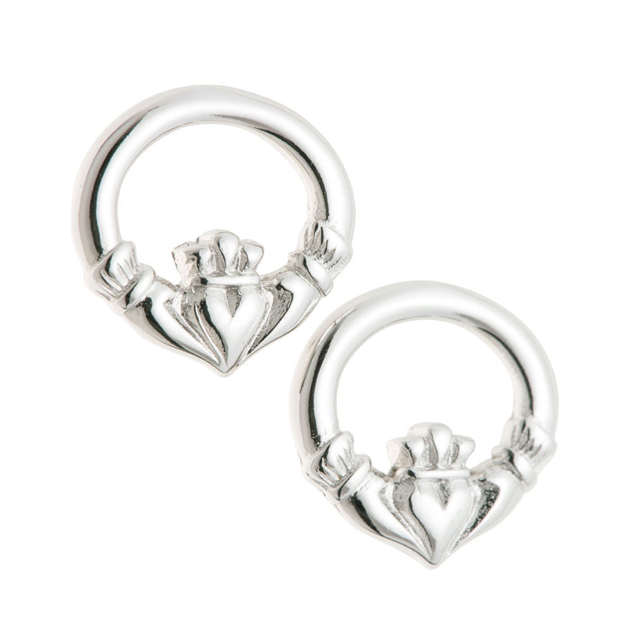 Galway-Crystal-Jewellery-Claddagh-Sterling-Silver-Earrings