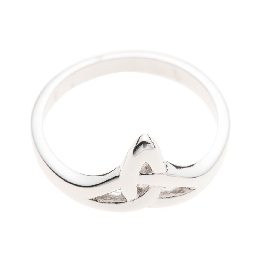 Galway Crystal Jewellery Trinity Knot Sterling Silver Ring