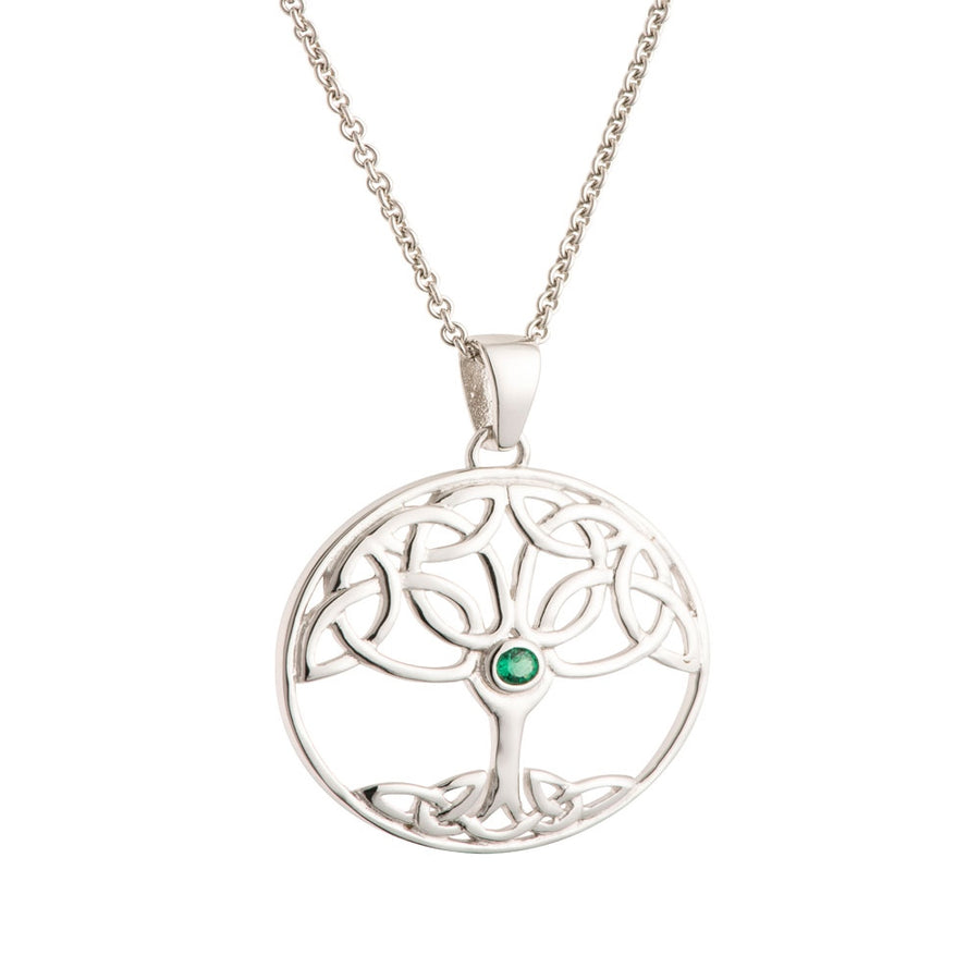 Galway-Crystal-Jewellery-Tree-of-Life-Green-Crystal-Sterling-Silver-Pendant