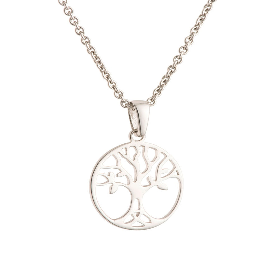 Galway-Crystal-Jewellery-Tree-of-Life-Crystal-Sterling-Silver-Pendant---Small