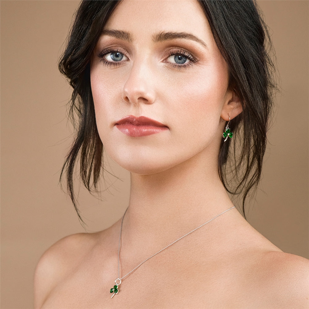 Galway-Crystal-Jewellery-Shamrock-Green-Crystal-Pendant-Earrings