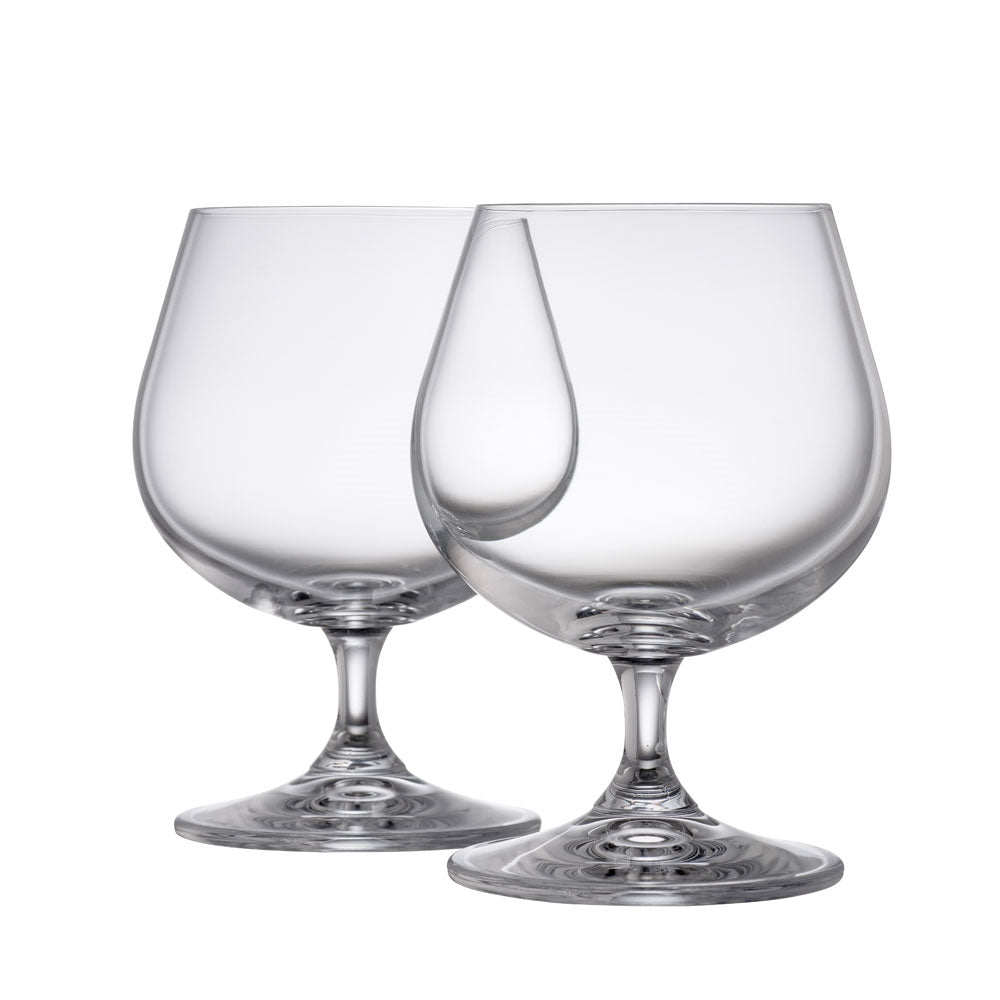 Galway Crystal Elegance Brandy / Irish Cream Liqueur Pair