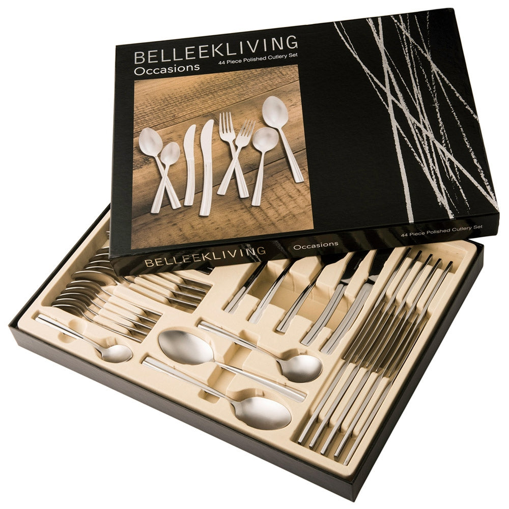 Belleek Living Belleek Living Occasions 44 Piece Cutlery Set