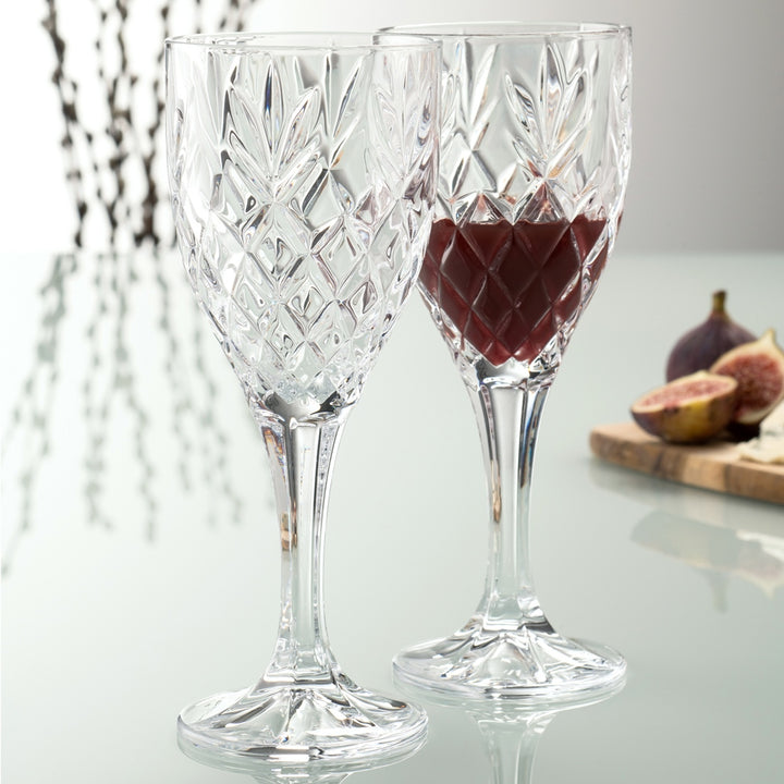 Galway Crystal Renmore Goblet Pair