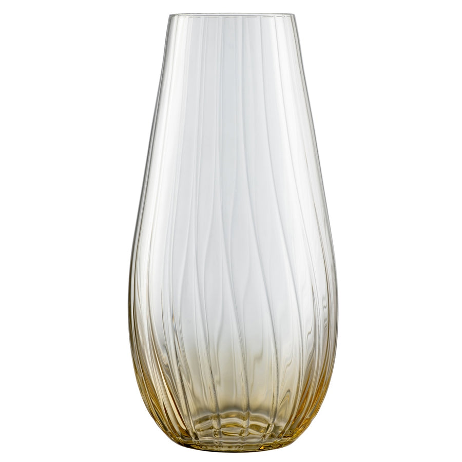 Galway-Crystal-Erne-12"-Vase-Amber