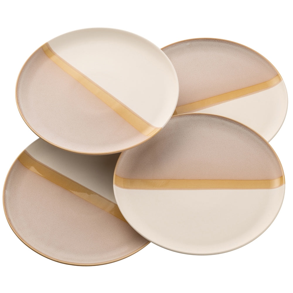 Saffron Set 4 Dinner Plates