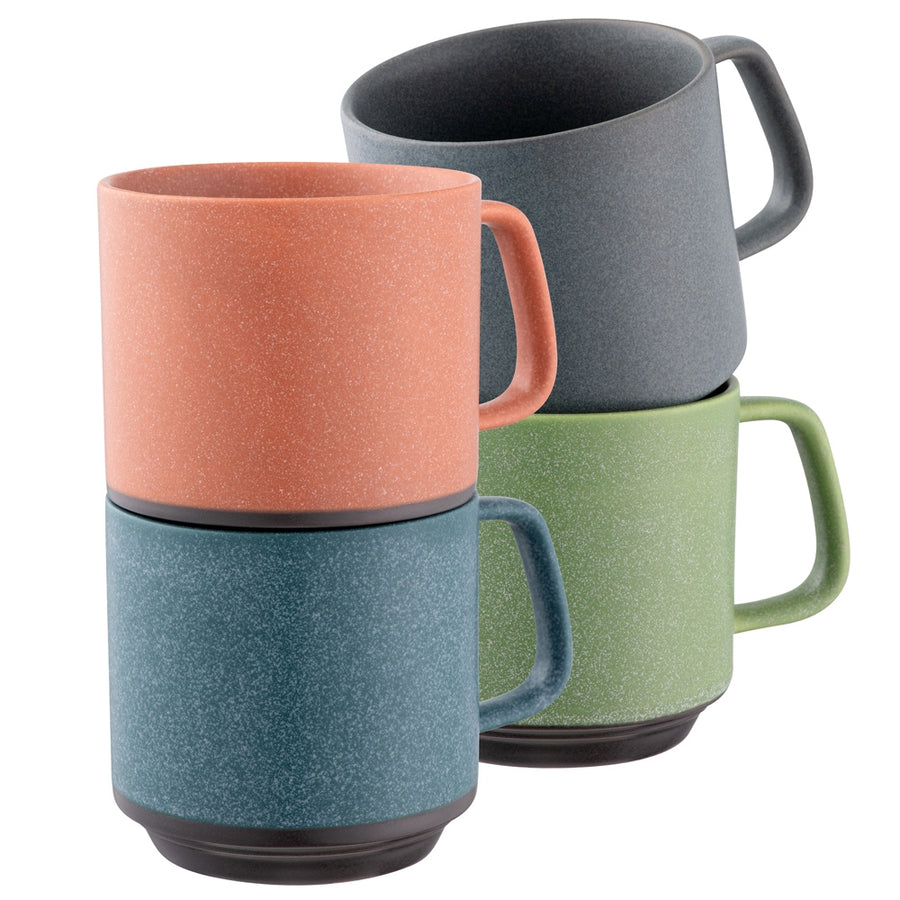 Belleek Living Taberu Stacking Mugs - Set of 4