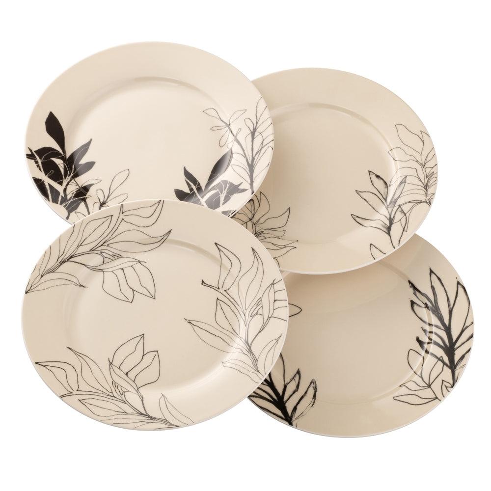 Aynsley Minimal Flora Tea Plates Set of 4