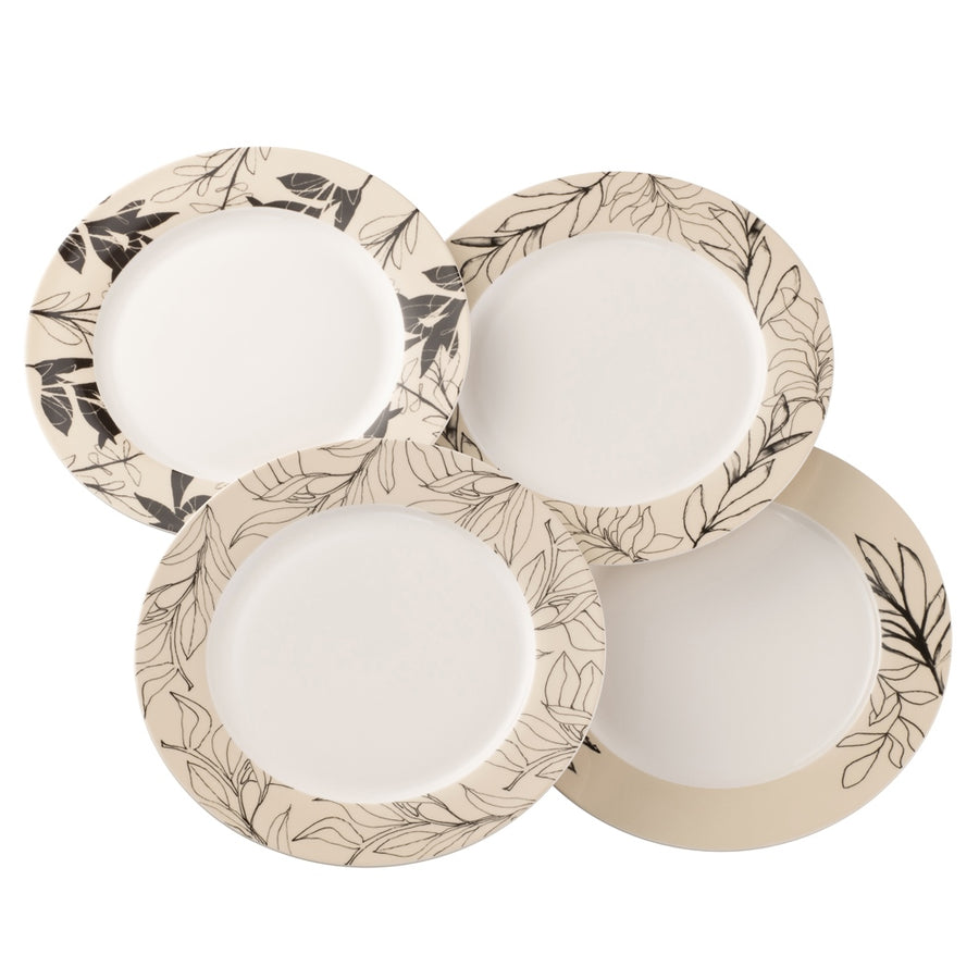 Aynsley Minimal Flora Dinner Plates Set of 4