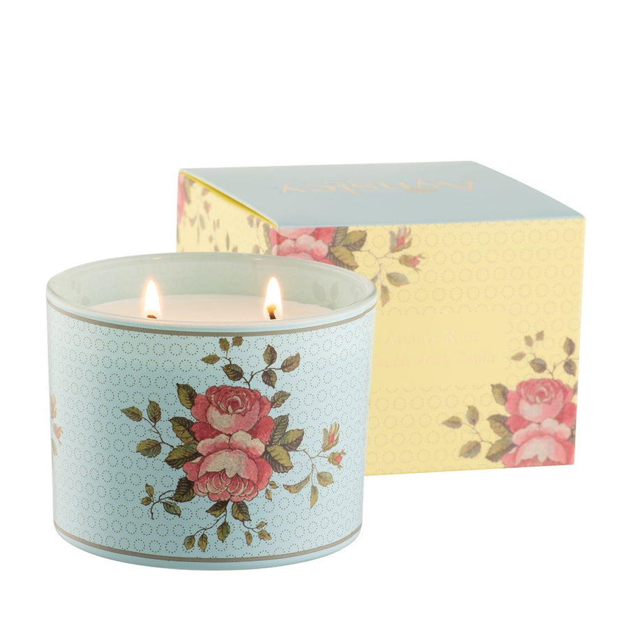 Aynsley-Archive-Rose-Double-Wick-Candle