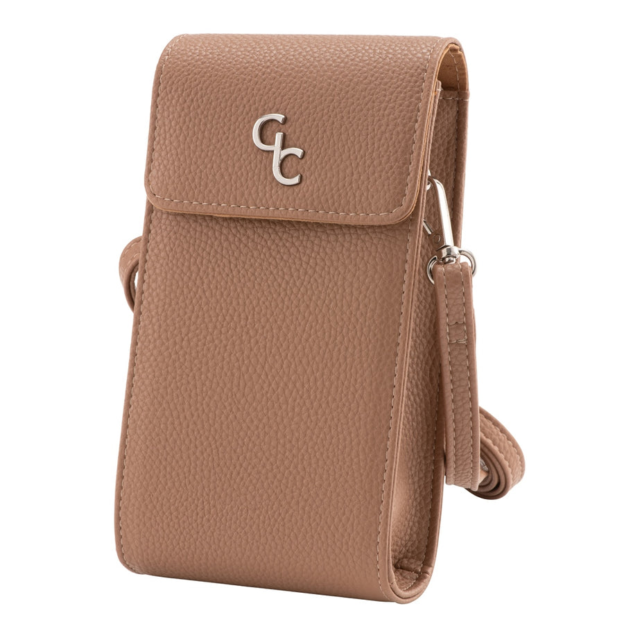 Galway Crystal Fashion Mini Crossbody - Biscuit