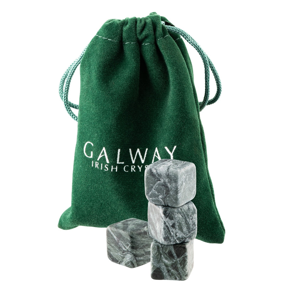 Galway-Crystal-Cooling-Stones-Set-of-4----Green-Marble