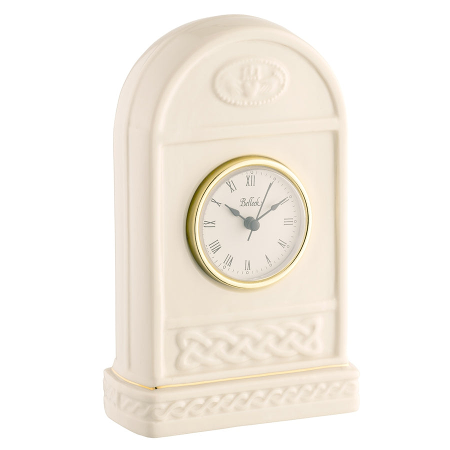 Belleek-Classic-Claddagh-Clock