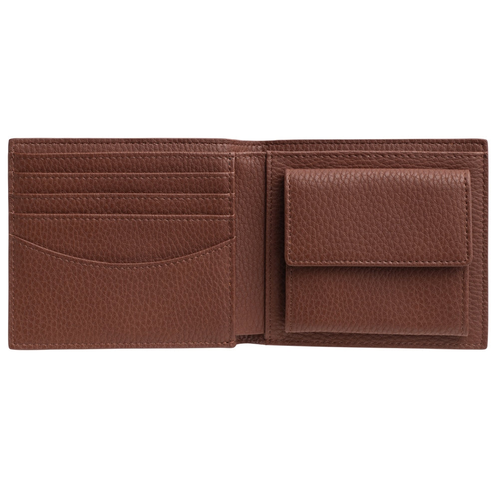 Galway Crystal Fashion Brown Bifold Wallet 