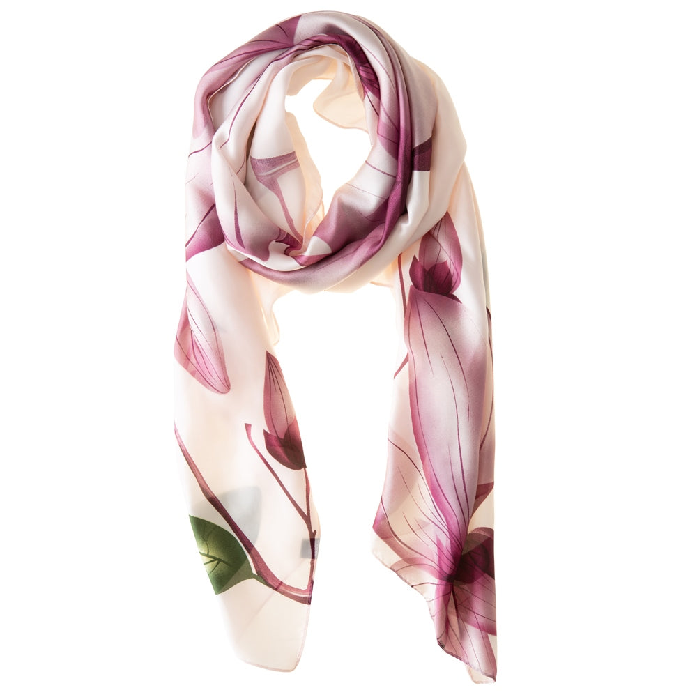 Galway Crystal Fashion Mulberry Blossom Polyester Scarf