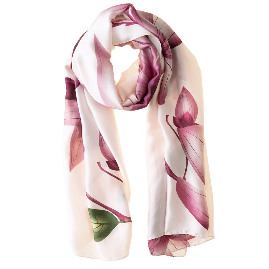 Galway Crystal Fashion Mulberry Blossom Polyester Scarf