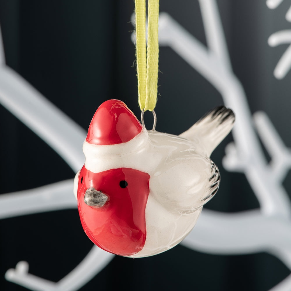 Belleek Living Barnardo's Robin Mini Ornament