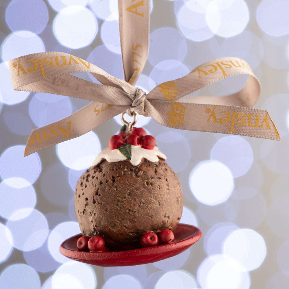 Aynsley Christmas Pudding Hanging Ornament