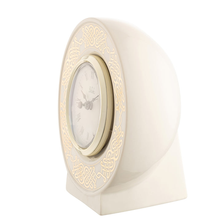 Belleek Classic Celtic Gold Clock